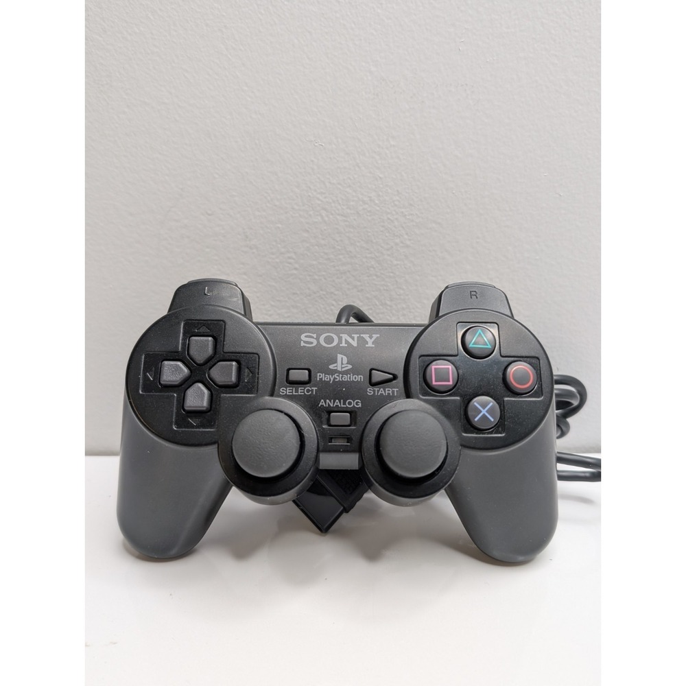 PlayStation 2 PS2 Official OEM Sony DualShock 2 Controller Black Working